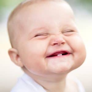 Portrait Of Beautiful Smiling Cute Baby